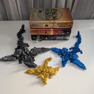 Fourth Wing/Empyrean Book Set Collection with Dragons